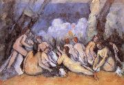 Paul Cezanne Ibe large batbers painting